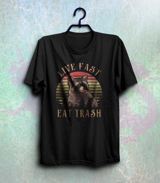 Live fast eat trash shirt NF