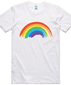 Stay Safe Rainbow T Shirt NF