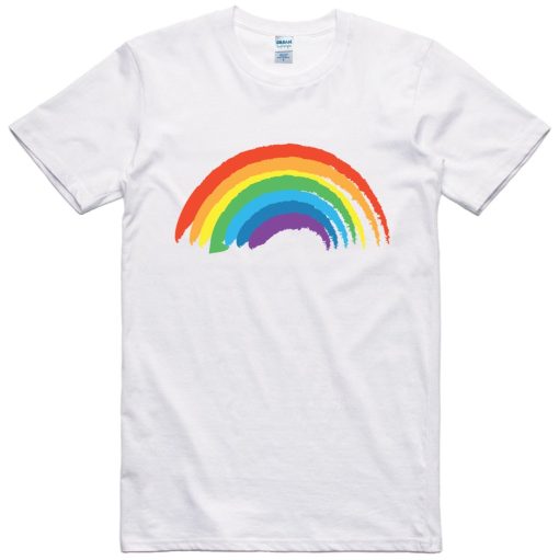 Stay Safe Rainbow T Shirt NF