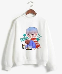 Suga White Sweatshirt NF