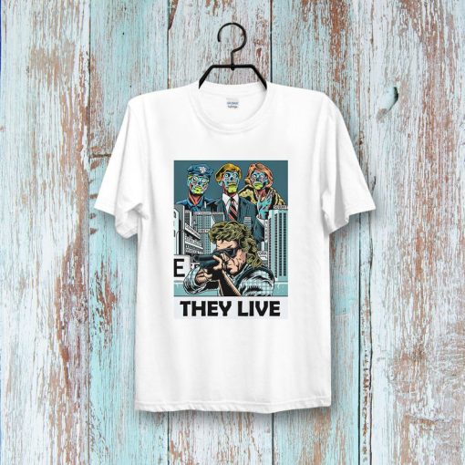 They Live Sci Fi Thriller Cult Horror t shirt NF