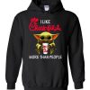 Baby Yoda I Like Chick Fil A More Than People Hoodie NF