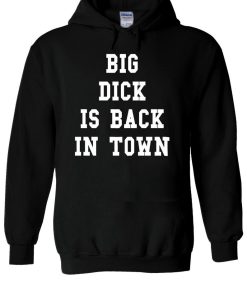 Big Dick is Back In Town Funny Swag Hoodie NF