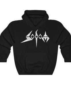 Sodom Distressed Logo Hoodie NF