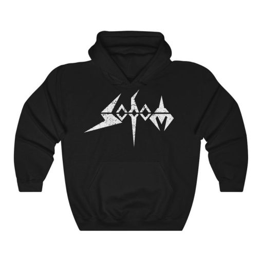 Sodom Distressed Logo Hoodie NF