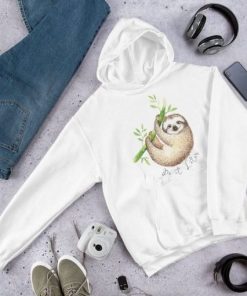 Quote Lazy Sloth Hoodie NF