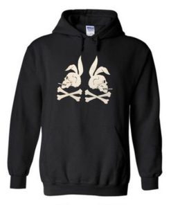 Smoking Rabbit Skulls Hoodie NF