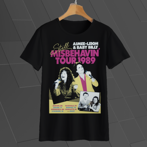 Aimee-Leigh-and-Baby-Billy-Misbehavin-Tour-1989-t-shirt-TPKJ1