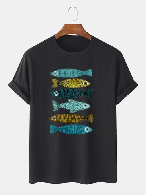 Opposite Fishes T-SHIRT TPKJ1