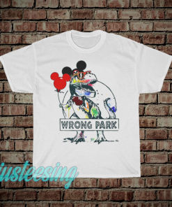 Dinosaur Wrong Park t shirt Short Sleeve