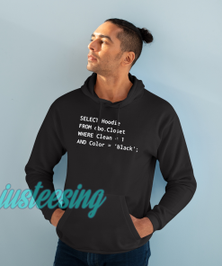 Funny SQL hoodie for Programmer