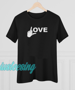 Love Middle Finger Logo T-Shirt