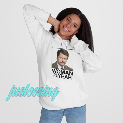 Ron Swanson Woman of the Year Parks and Recreation Hoodie