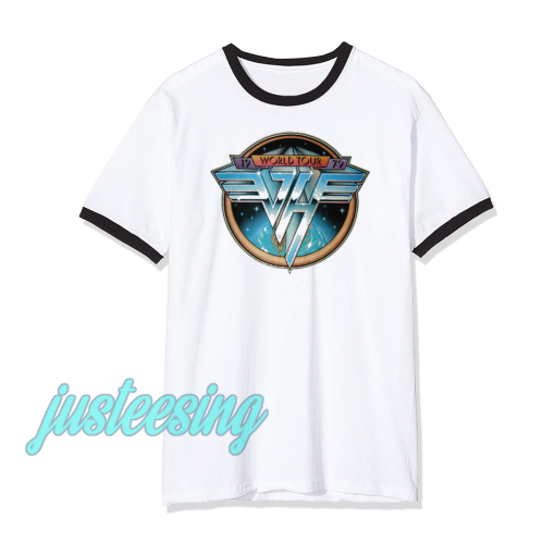 Van Halen World Tour 1979 Ringer Shirt