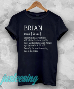 Adult Definition First Name Brian Men tshirt