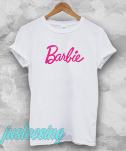 Barbie Logo white t-shirt