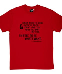 Free Muhammad Ali Quote T-shirt