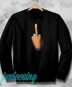 KIM finger fuck sweatshirt