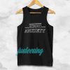 High Anxiety Font Tanktop