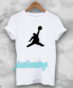 Funny Fat Air Jordan White T-Shirt