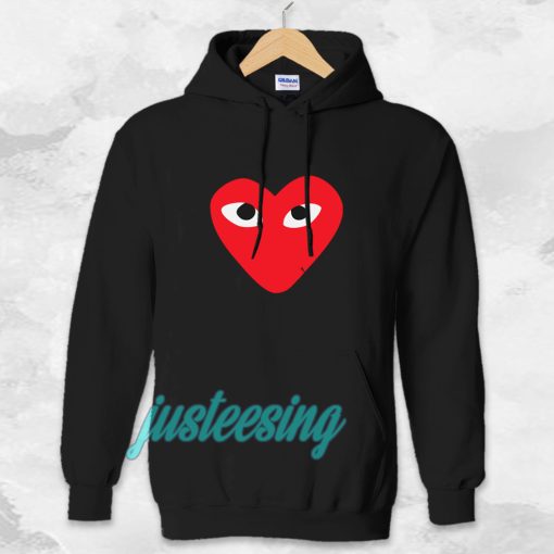 Heart with eyes Hoodie