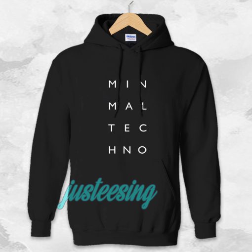 Minimal Techno Hoodie