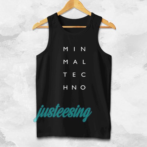 Minimal Techno Tanktop