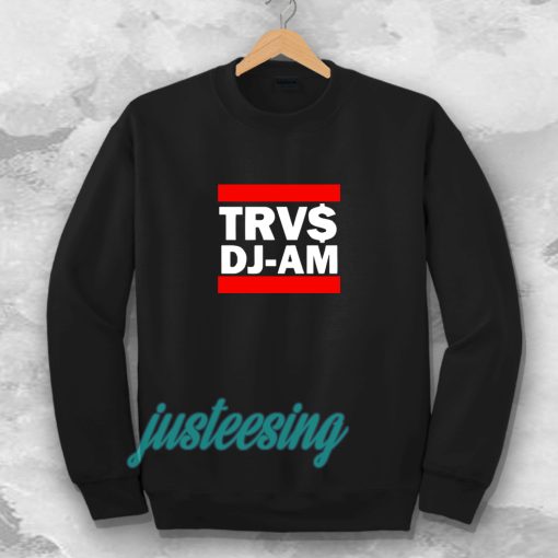 TRVS DJ-AM Black Sweatshirt