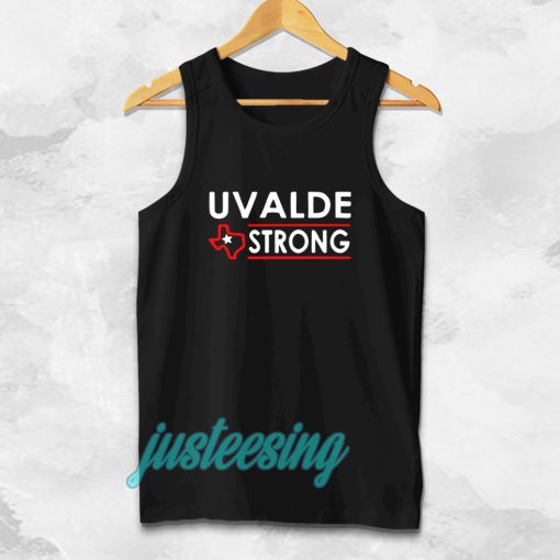 Texas Uvalde Strong Tanktop School Shooting Anti Gun Violence