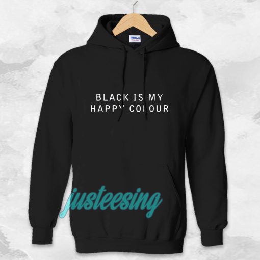 black is my happy colour Hoodie