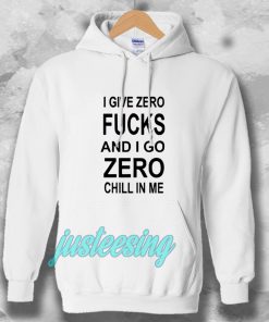 give zero fucks unisex Hoodie