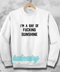 im a ray of fucking sunshine Sweatshirt