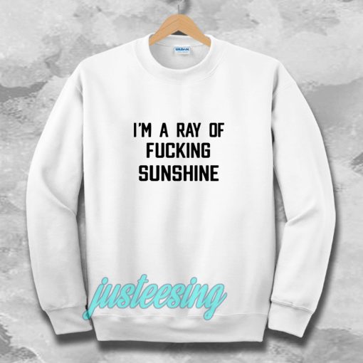 im a ray of fucking sunshine Sweatshirt