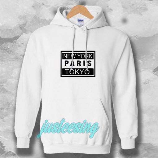 new york paris tokyo Hoodie