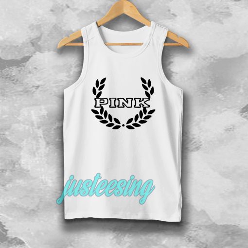 pink logo tanktop