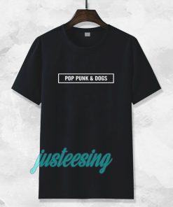 pop punk and dogs t-shirt