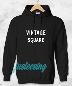 vintage square Hoodie