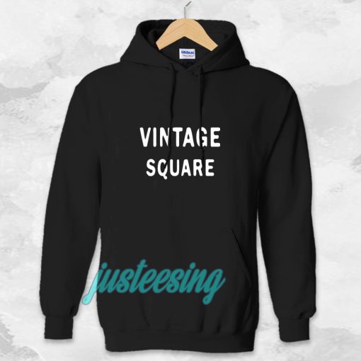 vintage square Hoodie