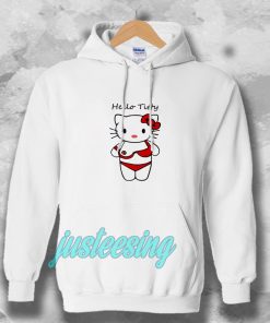 hello titty funny parody hello kitty Hoodie