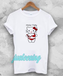 hello titty funny parody hello kitty tshirt