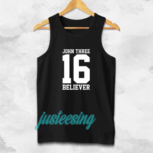 john three 16 believer tanktop