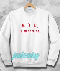 nyc 70 mercer st sweatshirt