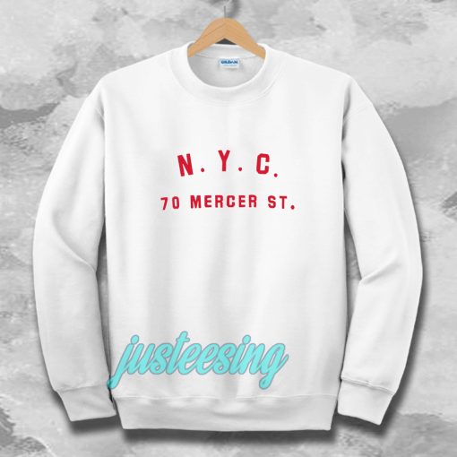 nyc 70 mercer st sweatshirt