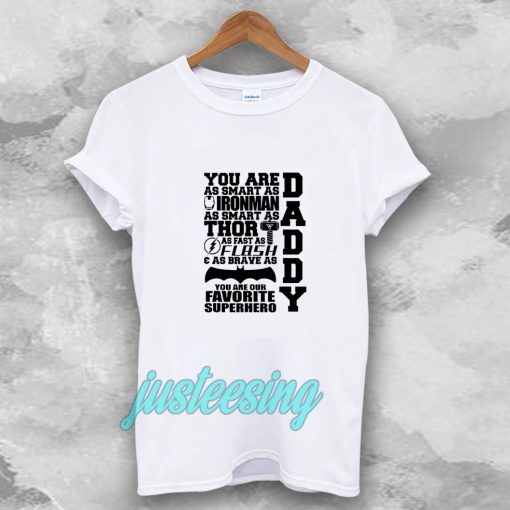 Daddy Superhero T-Shirts