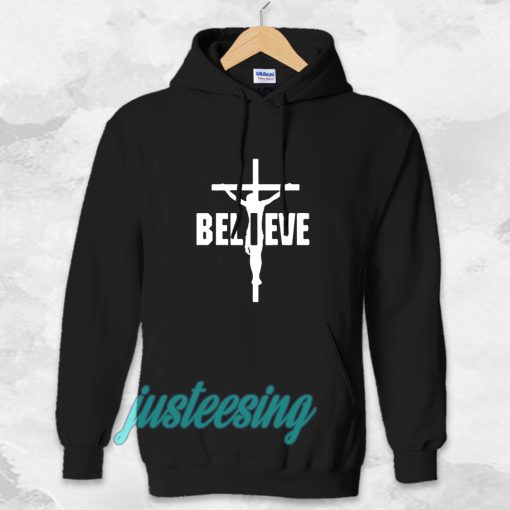 I Belive, Jesus on the cross Hoodie