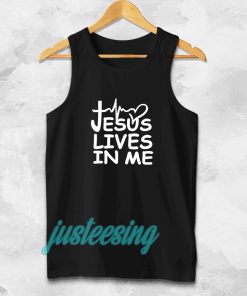 Jesus Lives in me christian Tanktop TPKJ3