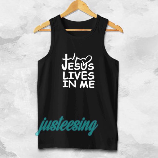 Jesus Lives in me christian Tanktop TPKJ3