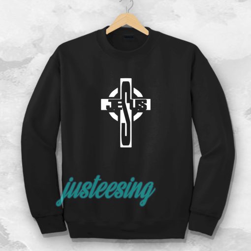 Jesus on the Cross Sweatshirt TPKJ3