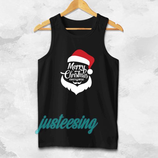 Santa Style Merry Chritsmas Tanktop