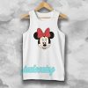 minnie mouse face tanktop